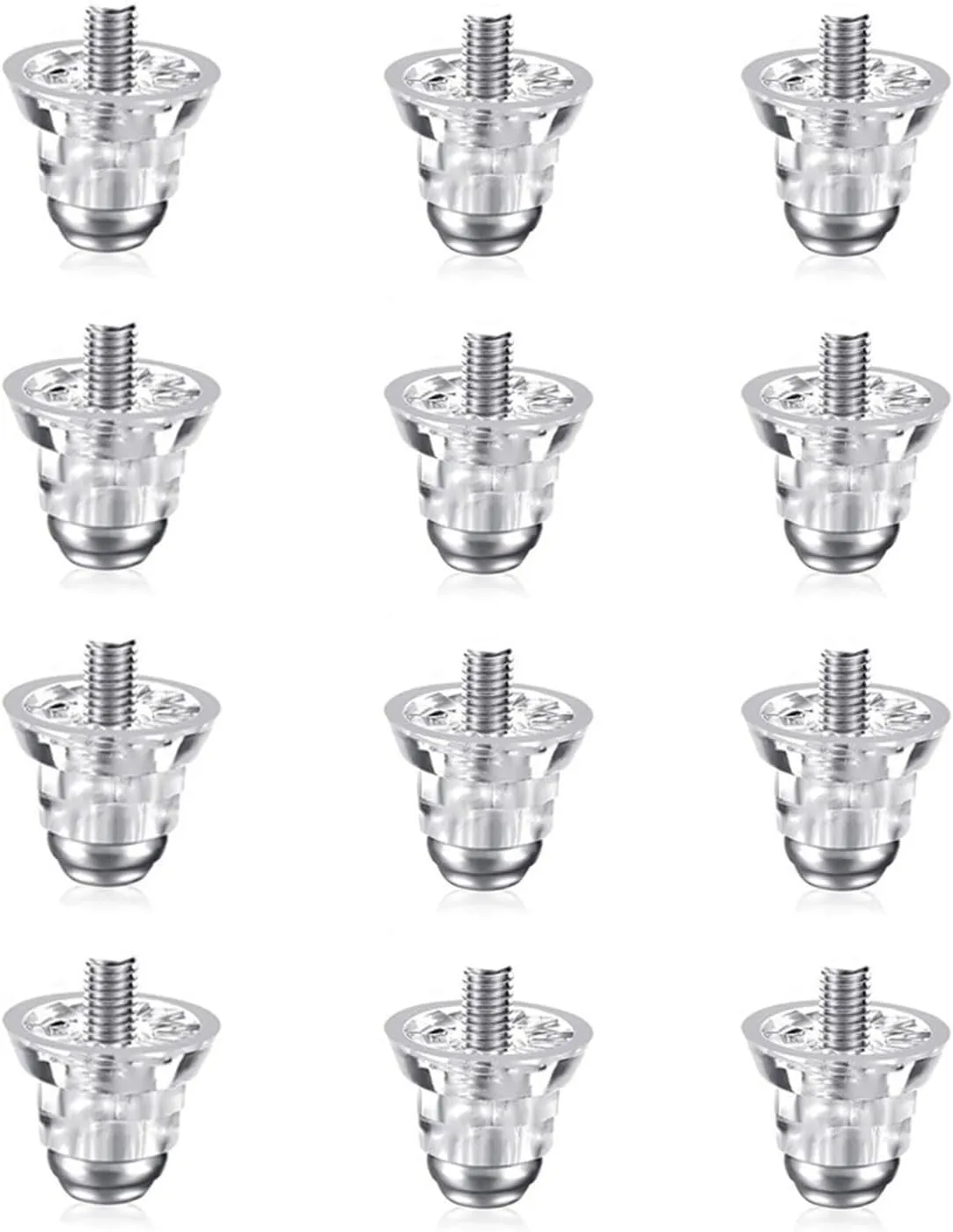 12Pcs Universals Metal Tipped Football Shoe Studs Replacement Soccer Cleats Football Boot Spikes for Soccer Shoes