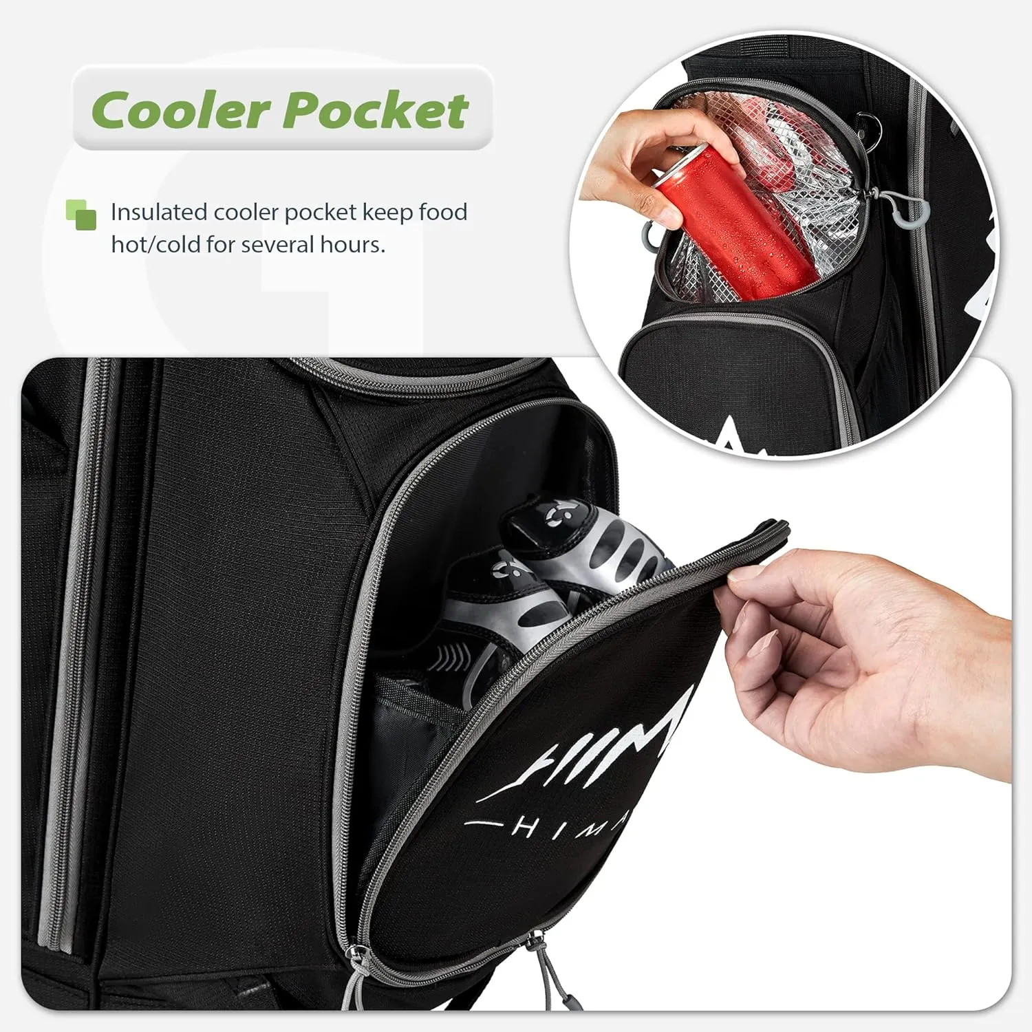 14-Way Golf Stand Bag, Golf Bag with Stand - Lightweight Durable Club Bag for Men & Women