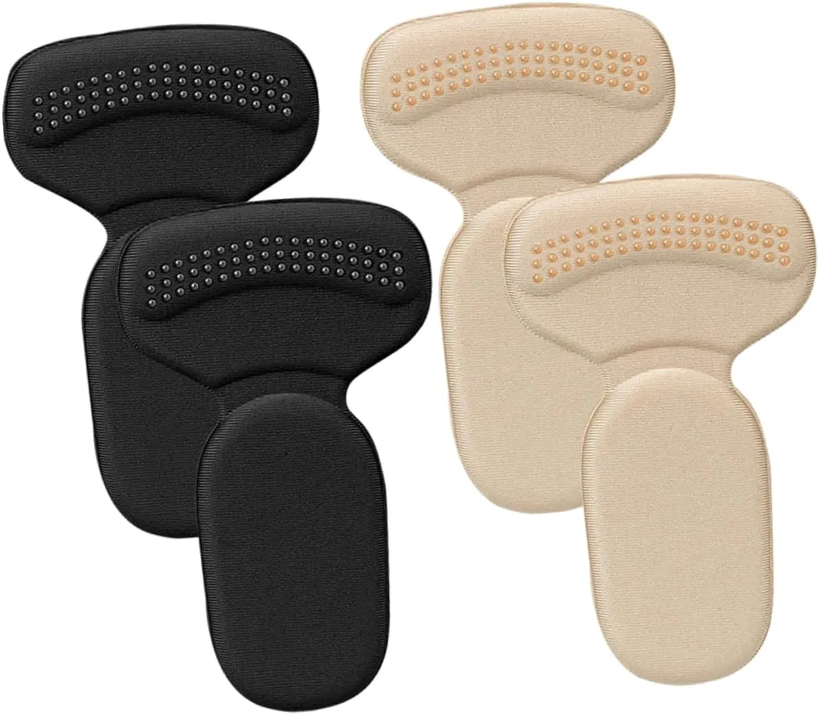 2 Pairs Follow Pads Invisible Heel Inserts Shoe Heel Liners Invisible Shoe Pads Foot Grips Foam