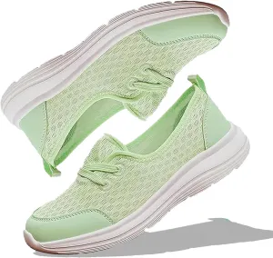 2024 Women's Soft Sole Mesh Comfort Orthopedic Shoes, Comfortable Mesh Walking Shoes Low Top Orthopedic Slip on Shoes