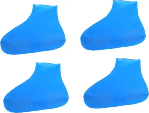 2Pairs Shoe Covers Thickened Rain Shoe Protectors for Men and Women Convenient Non Slip Design for Outdoor Use Fits Shoe