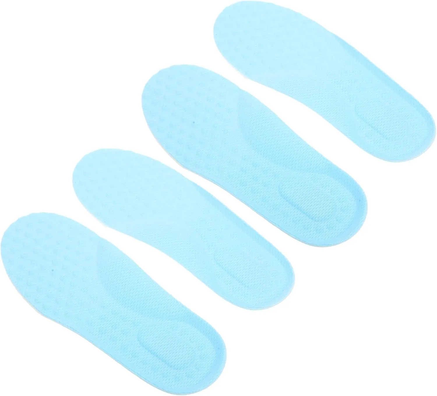 2sets 2 Pairs Breathable Sports Insoles for Supple Shoe Inserts Comfortable and Shock Absorbing for Basketball and Active Play Design 2pairs*2