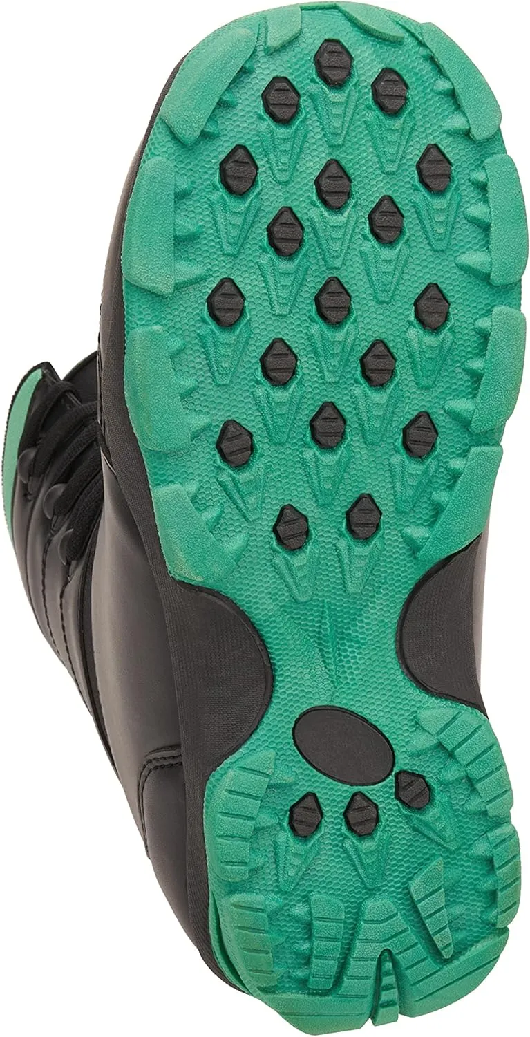 5th Element Lace Up and Dial Snowboard Boots for Women-Compatible with Strap Snowboard Bindings with Waterproof Liners-All Mountain Snowboarding Womens Sizes
