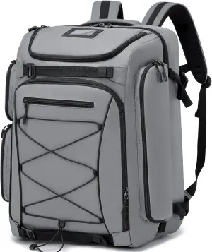 60L Waterproof Ski Boot Backpack - Travel Pack for Snowboard Boots, Skis, Helmet, Goggles, Gloves - Men,Women,Youth