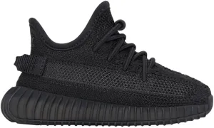 adidas Infant Boys Yeezy Boost 350 V2 Slip On Sneakers Shoes Casual - Black