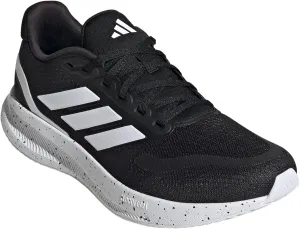 adidas Men's Run Falcon 5 Sneaker, Black/White/Black, 8.5