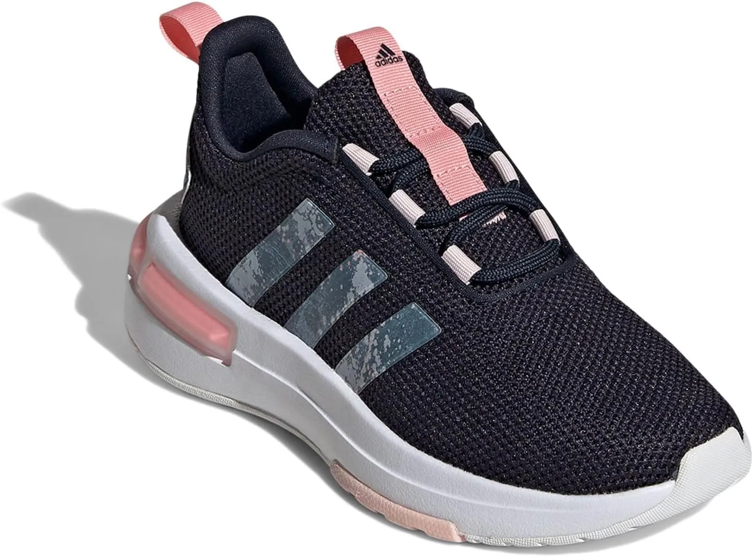 adidas Racer TR23 Sneaker, Ink/Semi Pink Spark/Sandy Pink, 3 US Unisex Little Kid
