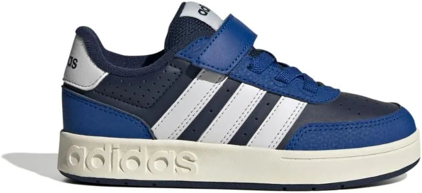 adidas Unisex-Child Breakbase Elastic Lace & Strap Sneaker