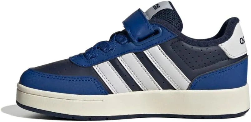 adidas Unisex-Child Breakbase Elastic Lace & Strap Sneaker
