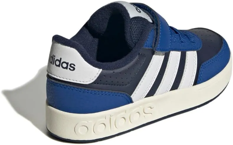 adidas Unisex-Child Breakbase Elastic Lace & Strap Sneaker