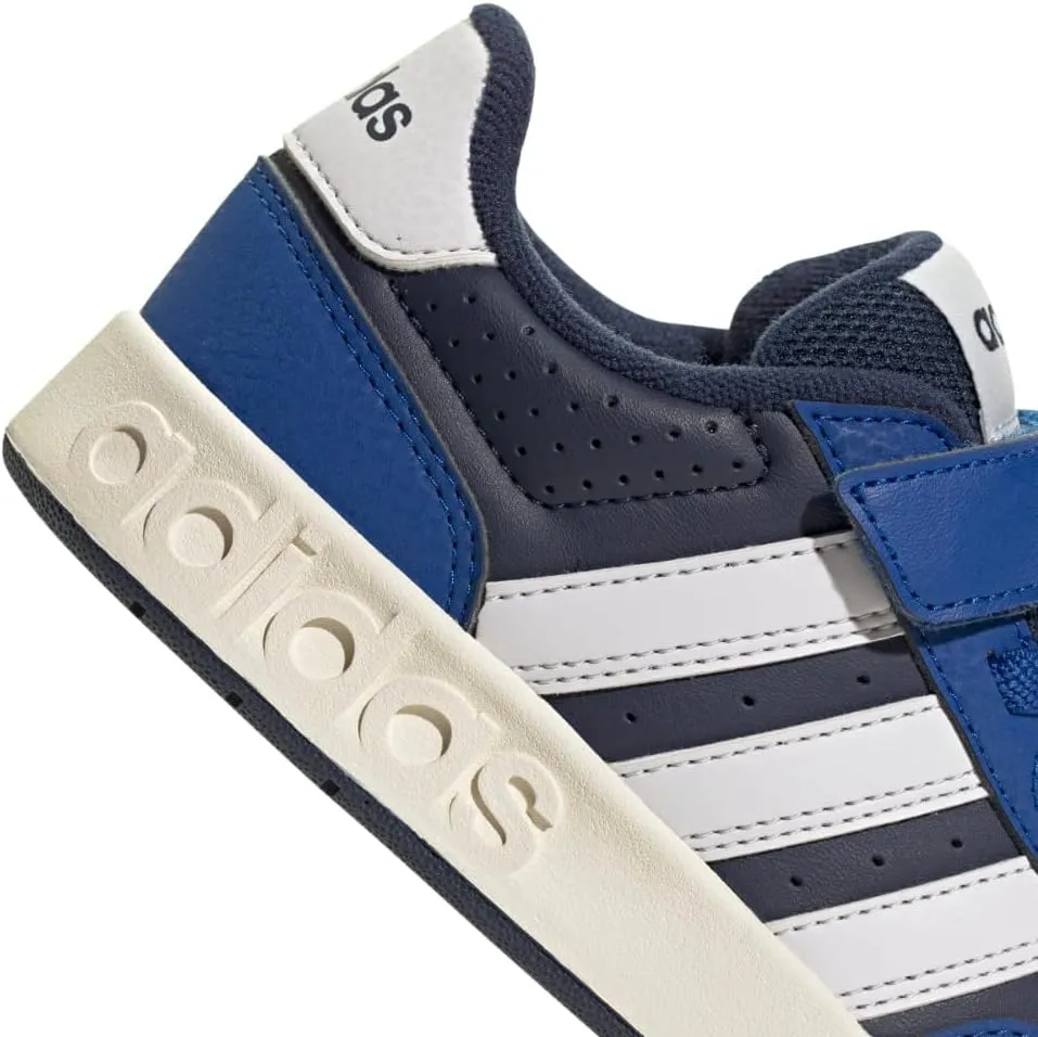 adidas Unisex-Child Breakbase Elastic Lace & Strap Sneaker