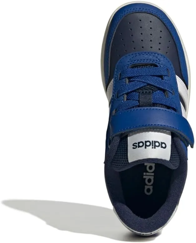 adidas Unisex-Child Breakbase Elastic Lace & Strap Sneaker