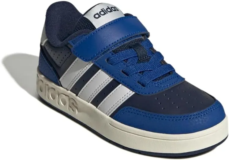 adidas Unisex-Child Breakbase Elastic Lace & Strap Sneaker