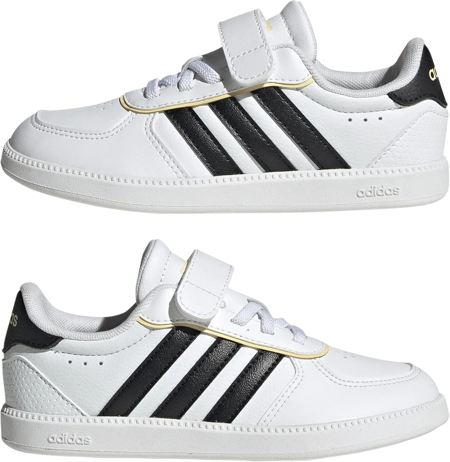 adidas Unisex-Child Breaknet Sleek Elastic Lace & Strap Sneaker