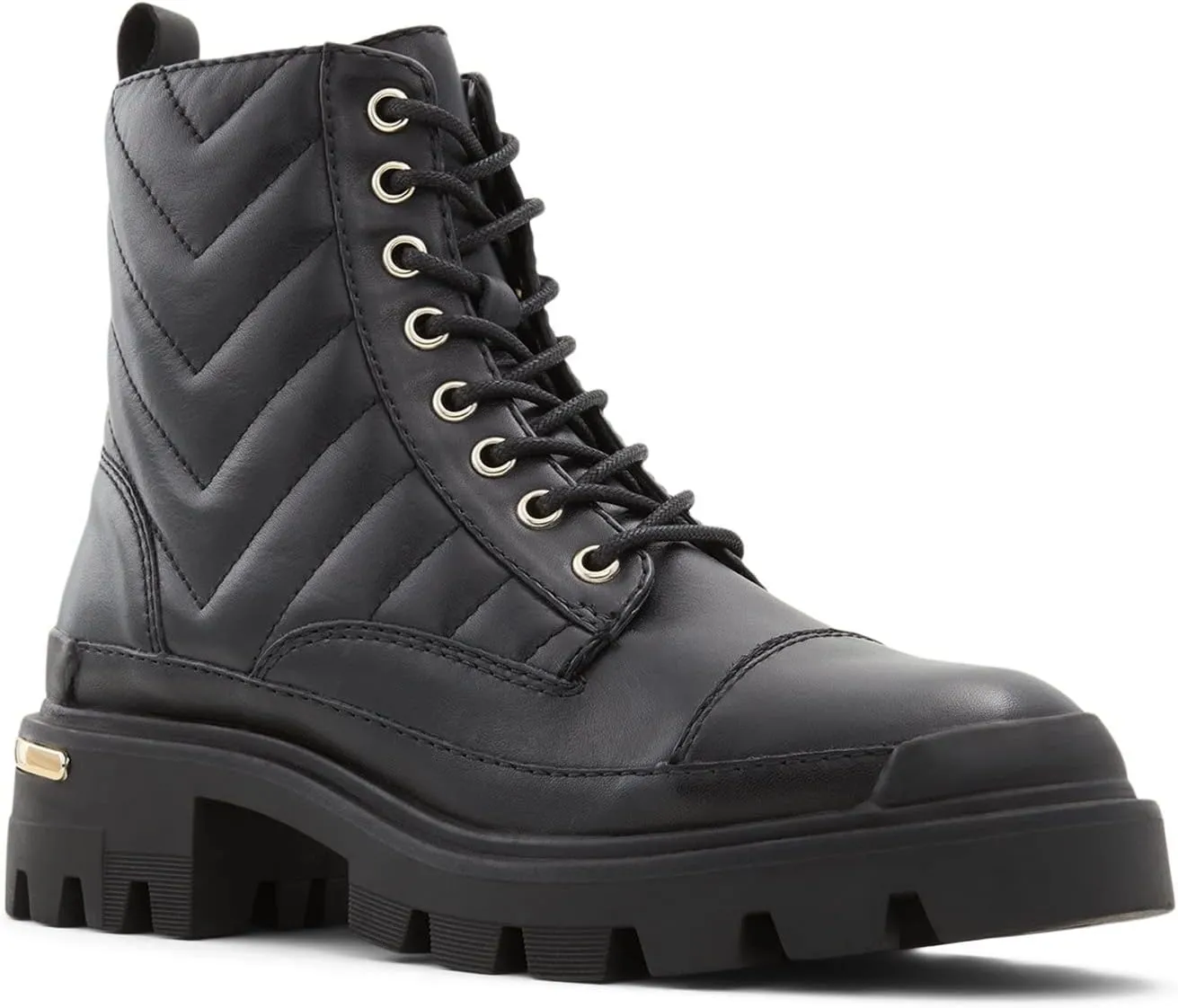 ALDO Women's Quilt Combat Boot