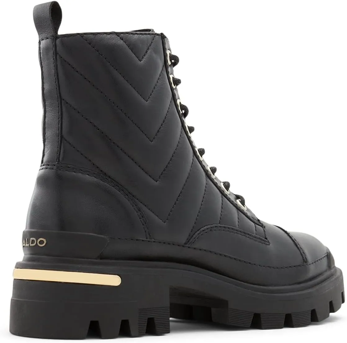 ALDO Women's Quilt Combat Boot