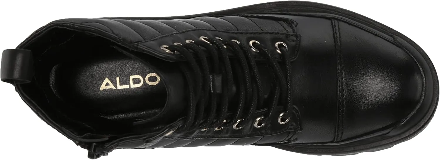 ALDO Women's Quilt Combat Boot
