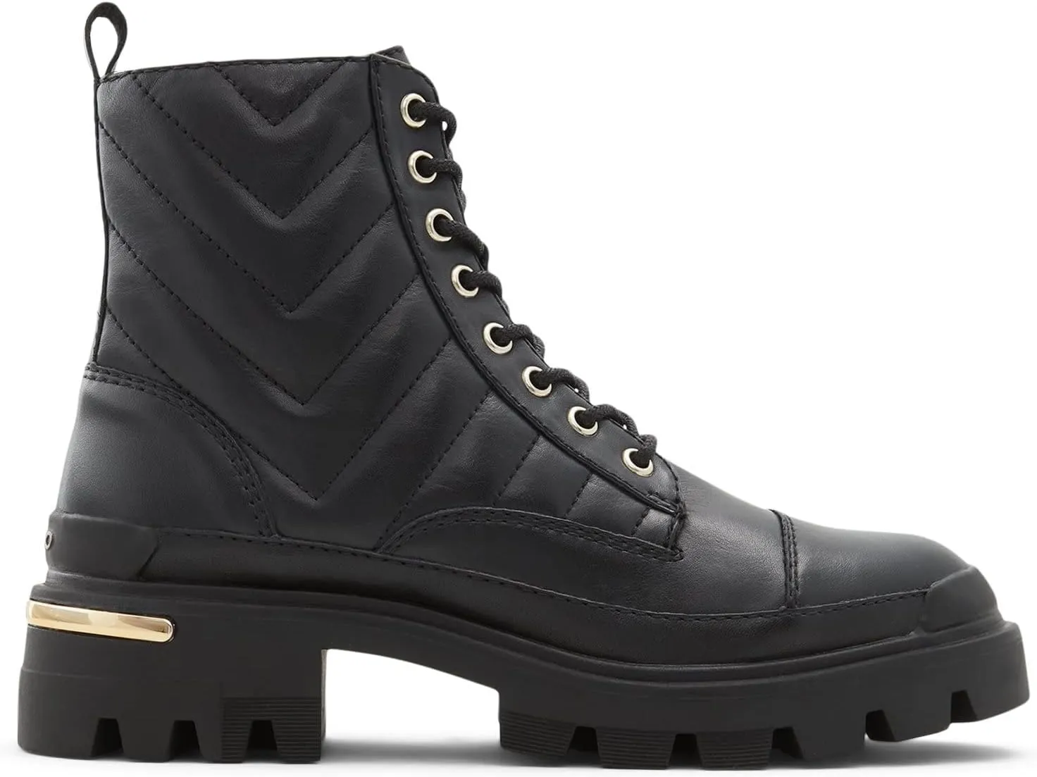 ALDO Women's Quilt Combat Boot
