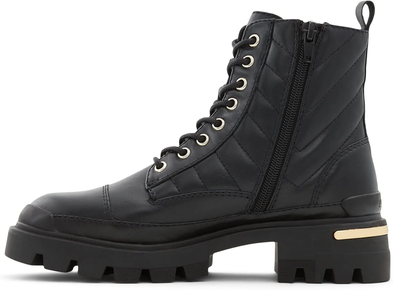 ALDO Women's Quilt Combat Boot