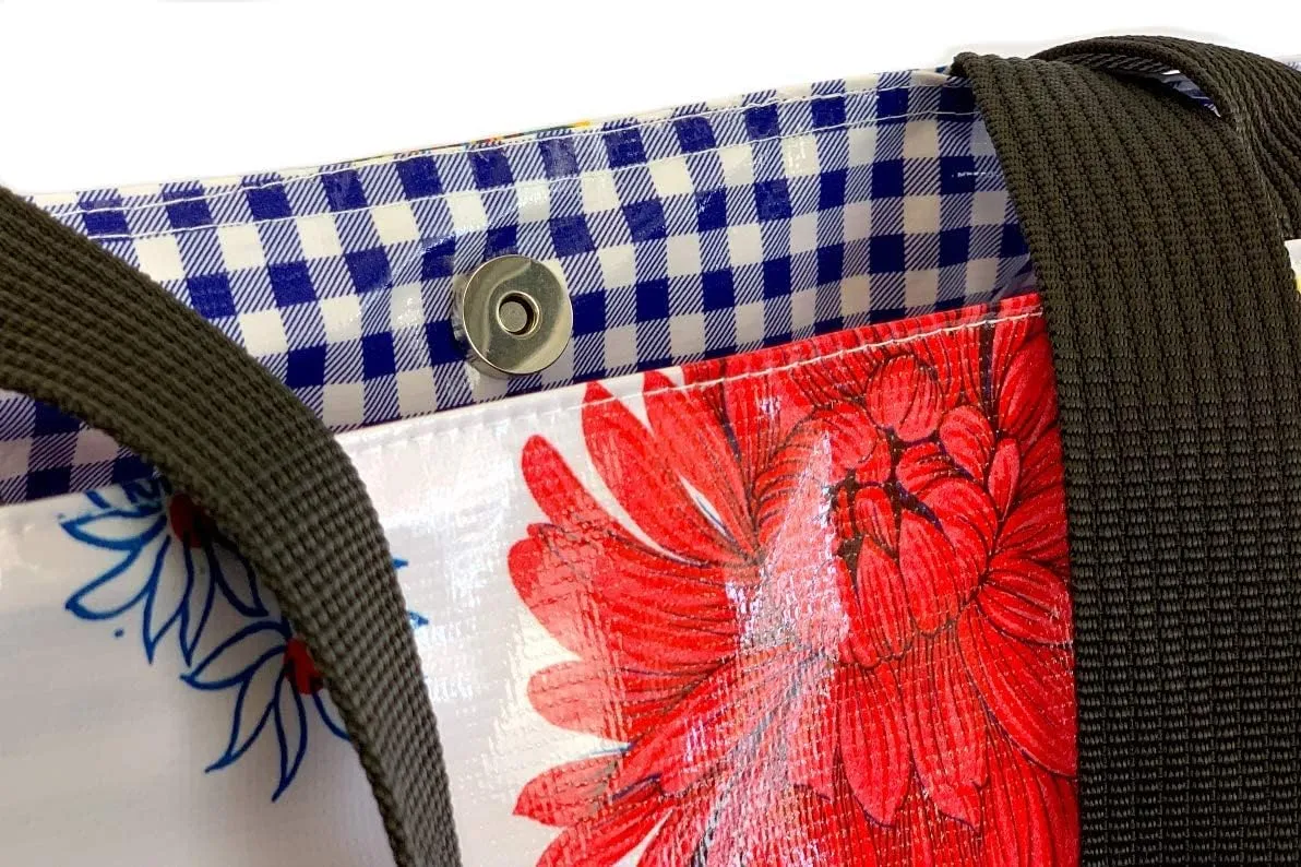 Alux Tote Bag for Women - Waterproof, Sturdy & Spacious Bag for Beach, Work, Gym, Travel - Eco-Friendly & Easy to Clean