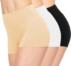 ALWAYS 3 Pack Yoga Shorts – Super Soft Slip Shorts for Women
