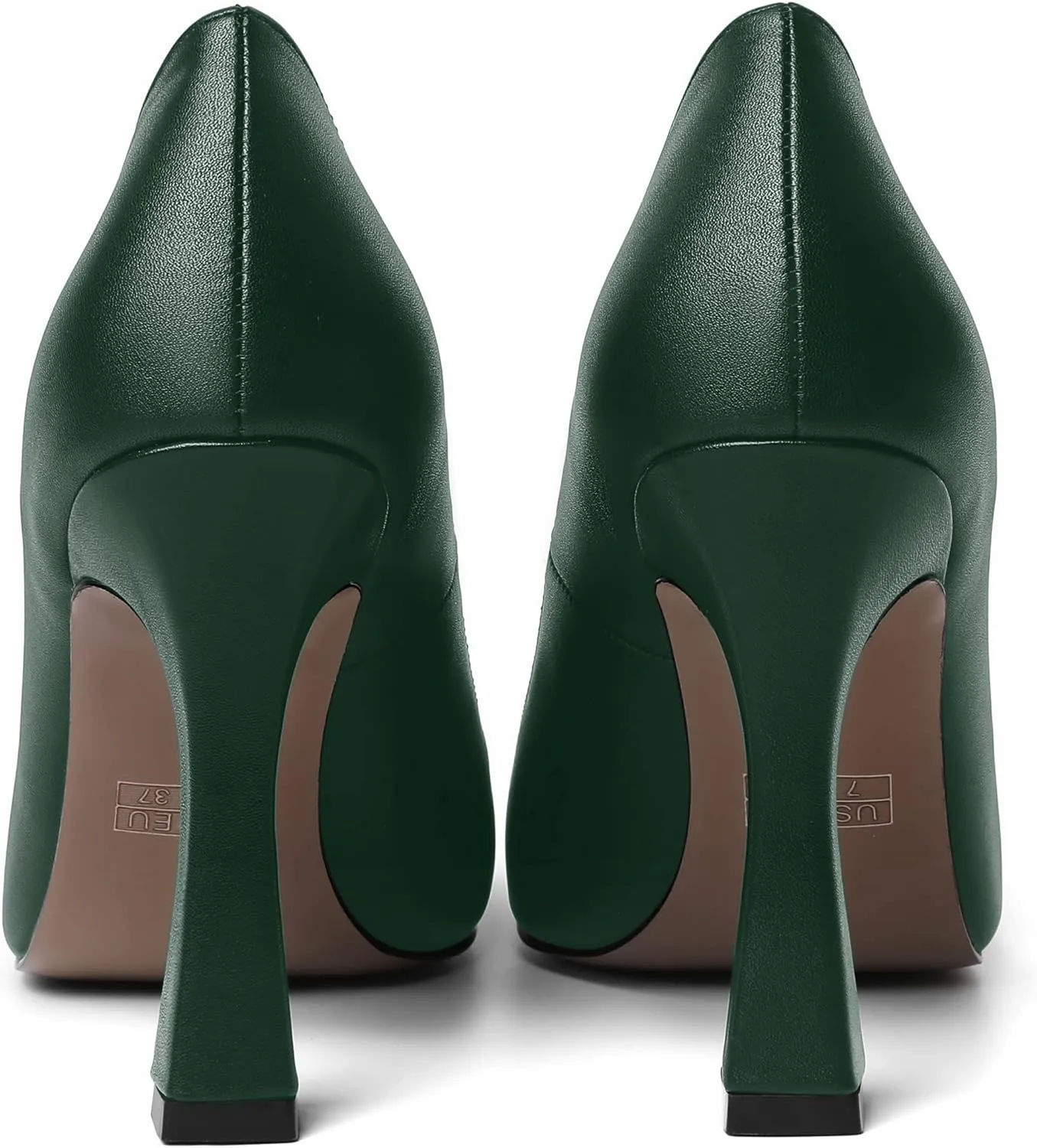 AMBELIGHT Womens Pointed Toe Evening Matte Dress Slip On Solid Stiletto High Heel Pumps Shoes 4 Inch