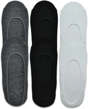 Angelina Womens Mens Unisex Assorted Cotton No-Show Liner Socks (6 or 12 Pairs)