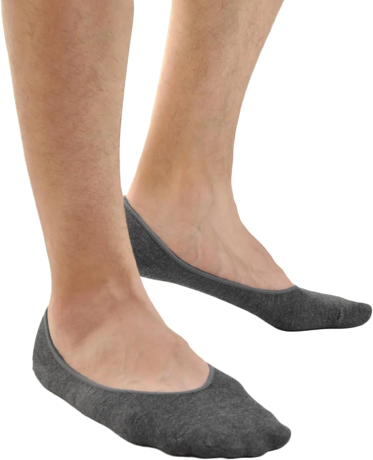 Angelina Womens Mens Unisex Assorted Cotton No-Show Liner Socks (6 or 12 Pairs)