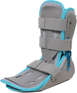 Ankle Fixation Brace, Shock?Absorbing Breathable Ankle Joint Brace, Adjustable Walking Boot, Ankle Foot Drop Orthosis, Post Op Care, for Ankle, Feet,Calf Fracture ()