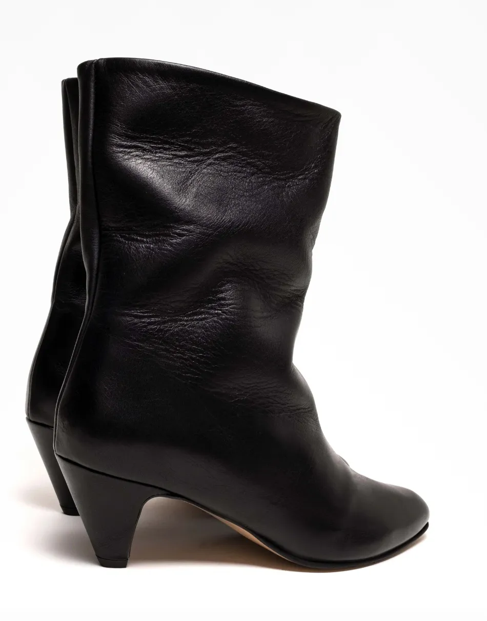 Anonymous Copenhagen Vully 50 Stiletto Black Leather Boots