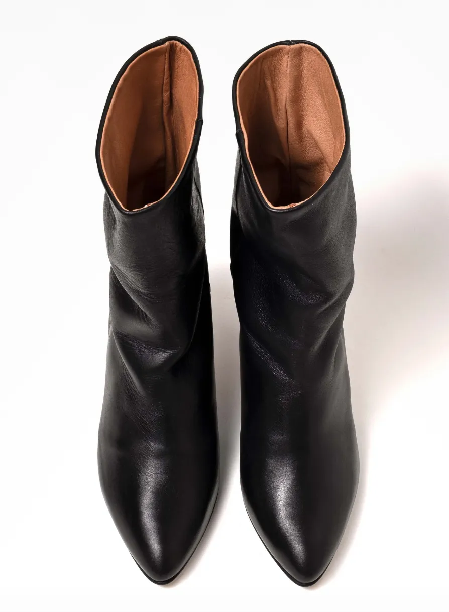 Anonymous Copenhagen Vully 50 Stiletto Black Leather Boots