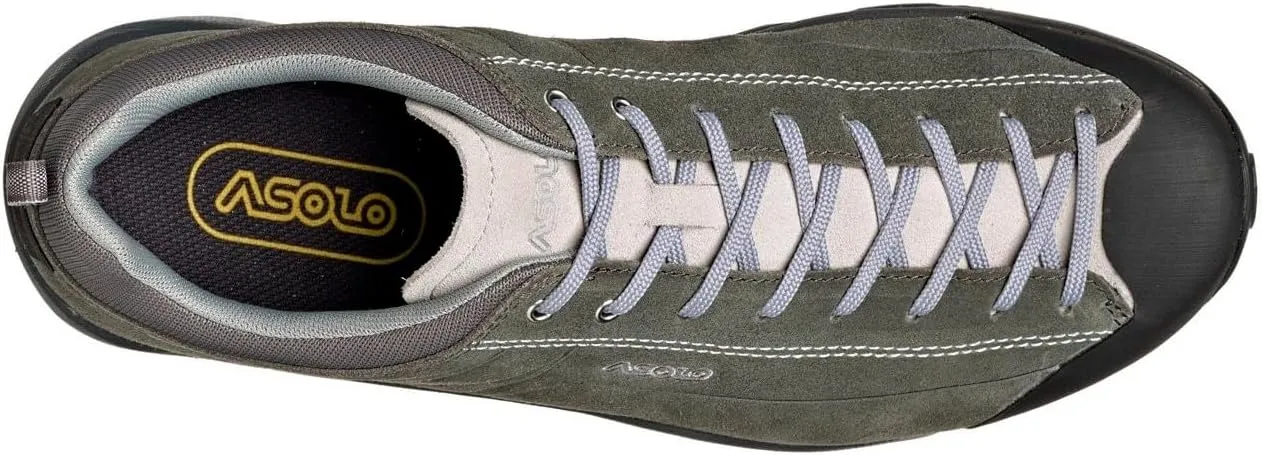ASOLO Men's Space GV Durable Low-Height Outdoor Hiking Shoes with Suede Upper, Waterproof & Breathable Lining, Rubber Outsole