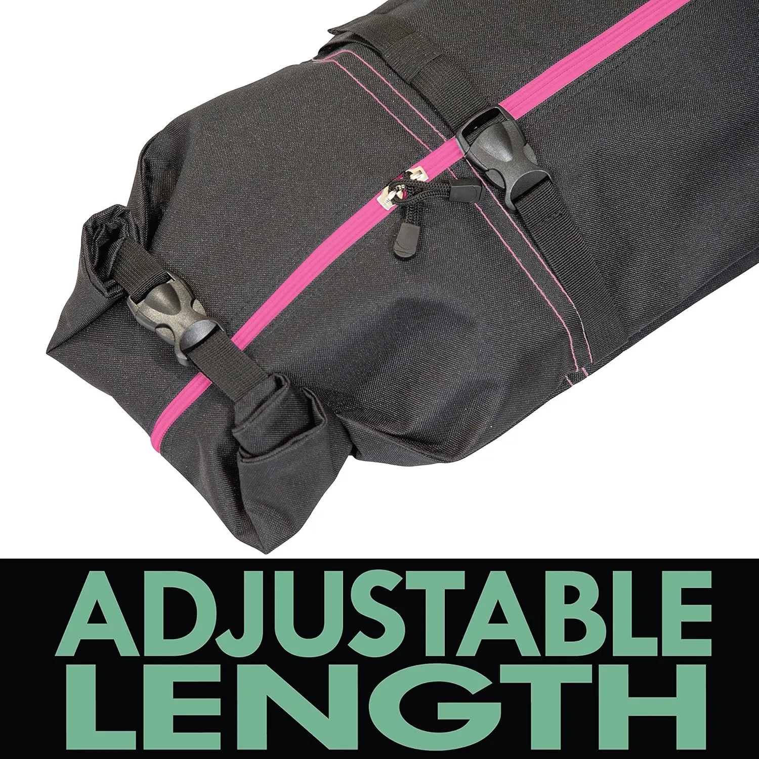 Athletico Ski Bag and Ski Boot Bag Combo - Ski Bags for Air Travel - Unpadded Snow Ski Bags Fit Skis Up to 200cm - For Men, Women, Adults, and Children