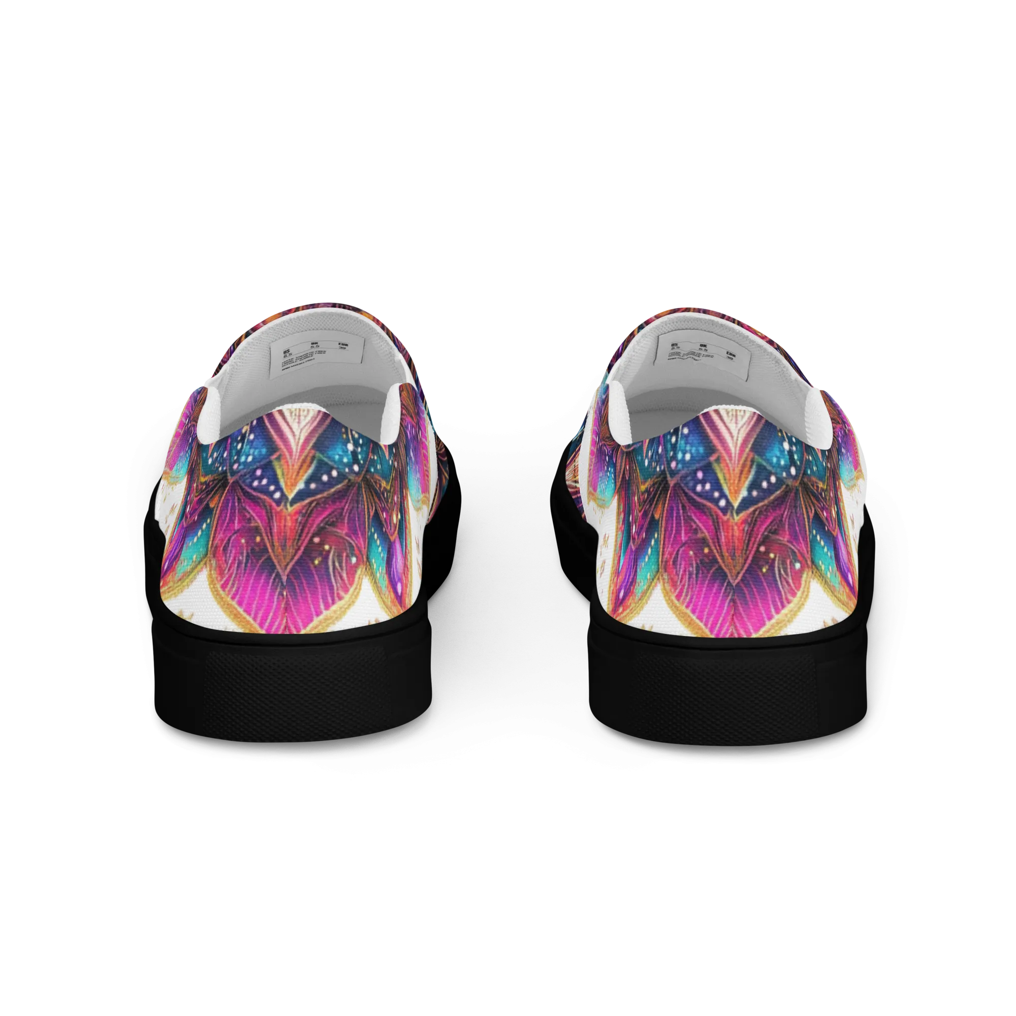 Aurora Mandala Women’s slip-on canvas shoes