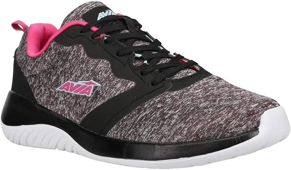 Avia Womens Avi Coast 2.0 Walking Walking Sneakers Shoes - Black, Purple