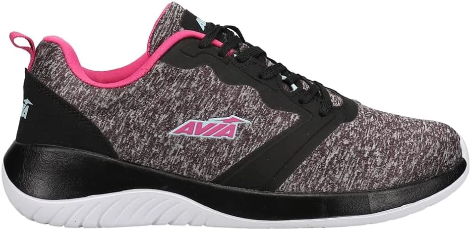 Avia Womens Avi Coast 2.0 Walking Walking Sneakers Shoes - Black, Purple