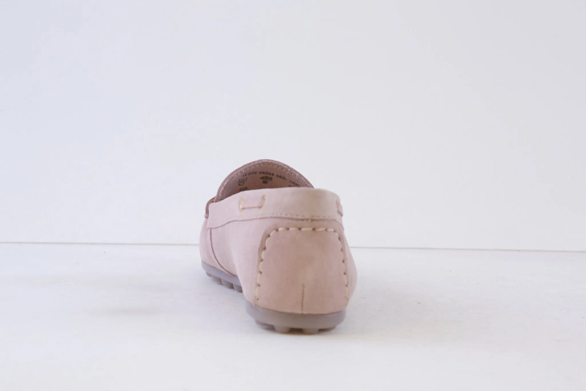 BAGATT - D34-AK664 FLAT LOAFER - LIGHT PINK SUEDE