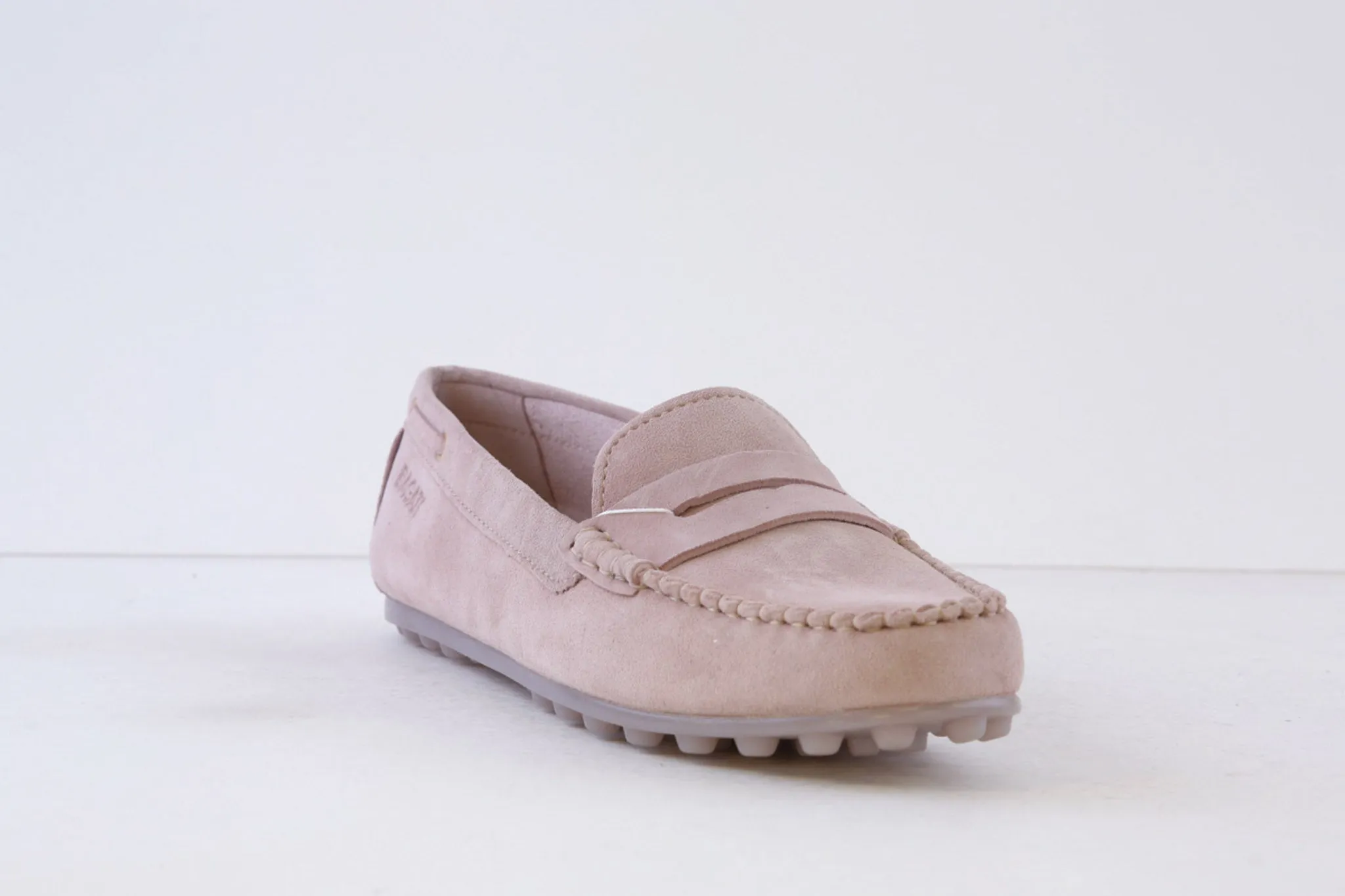 BAGATT - D34-AK664 FLAT LOAFER - LIGHT PINK SUEDE