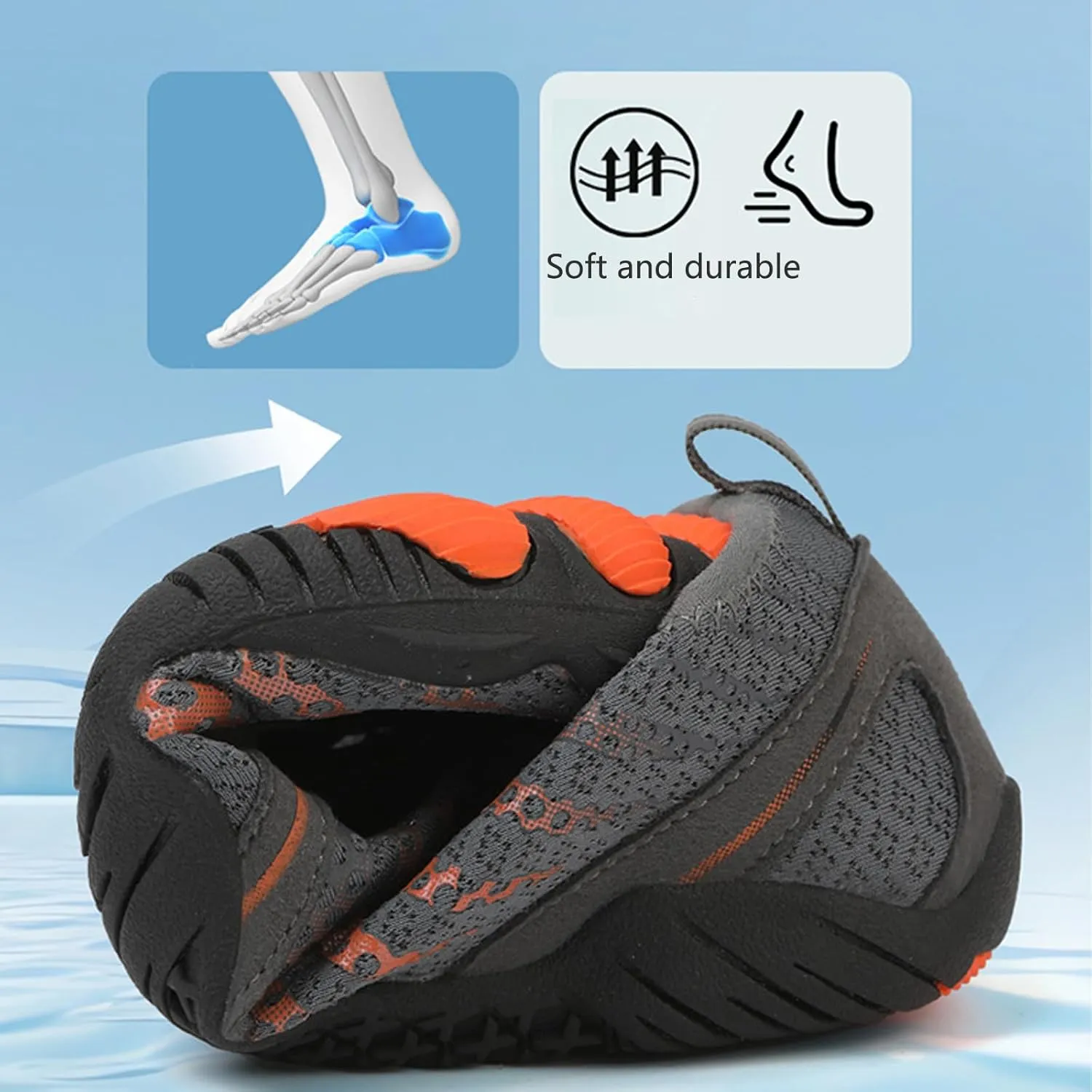 Barefoot Shoes for Men Women Barefoot Shoe Wide Toe Zero Drop Pro Healthy Walking Casual Shoe Breathable Quick Drying Sports Water Shoes