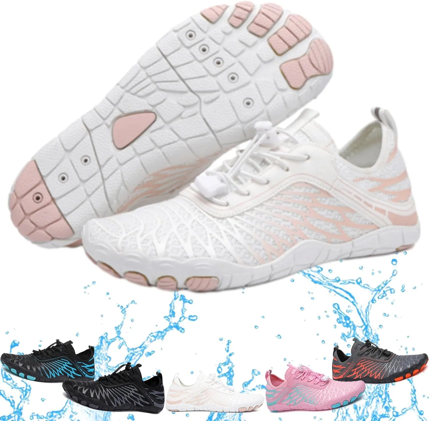 Barefoot Slip On Water Shoes for Women & Men - Wide Width