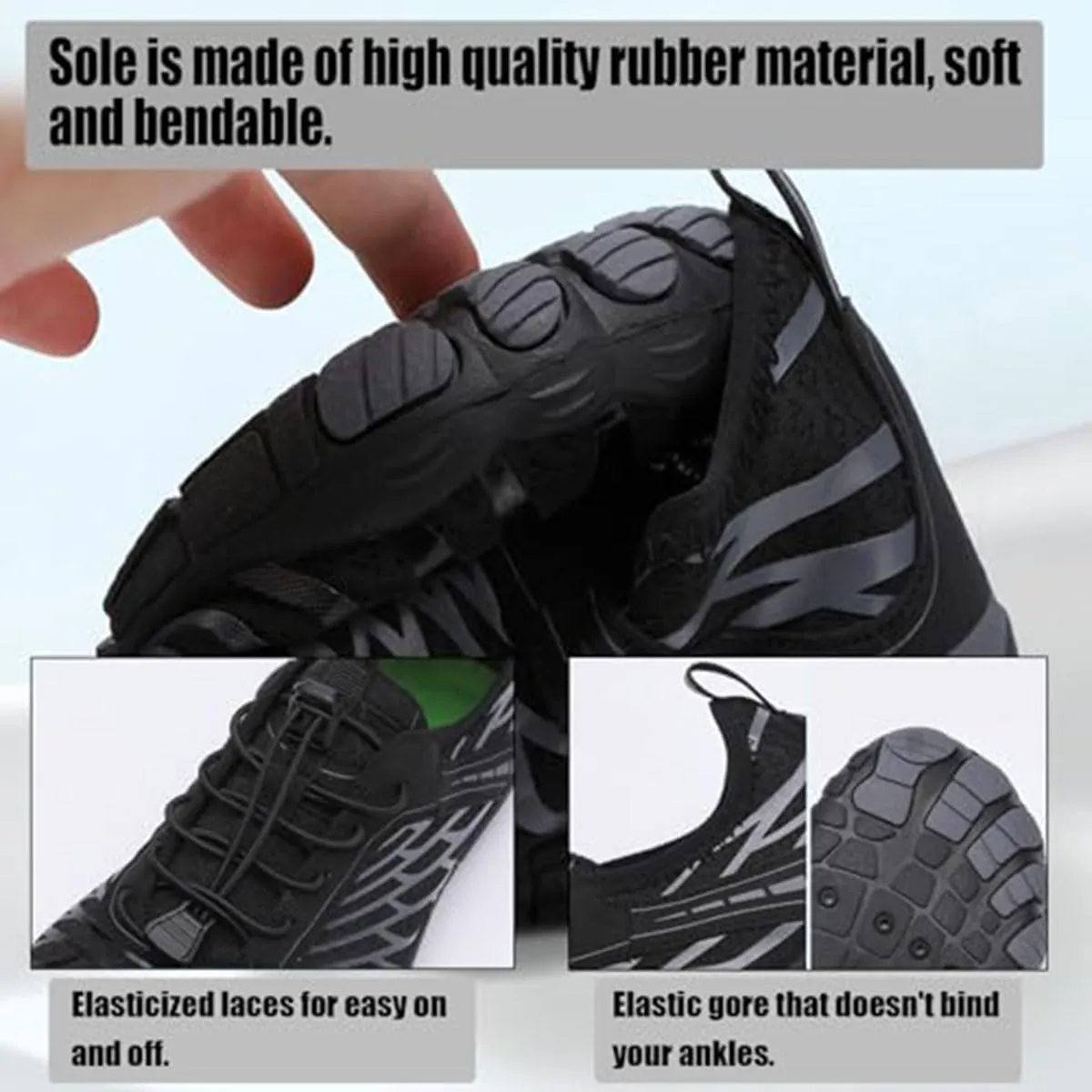 Barefoot Slip On Water Shoes for Women & Men - Wide Width