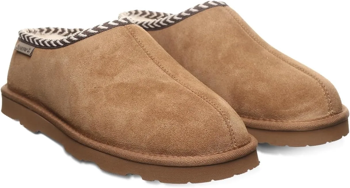 BEARPAW Men's Beau Slipper | Men's Slipper | Men's Shoe | Comfortable & Lightweight | Multiple Colors & Sizes