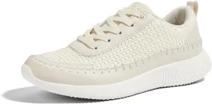 BELOS Women's Glitter Shoes Sparkly Lightweight Metallic Sequins Tennis Shoes Casual Retro Braided Walking Shoes