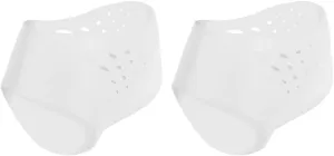 BESTYASH 2pcs Silicone Height Increase Cushions Invisible Heel Pads for Men Women Comfortable Non Slip Inserts Boost Height with Lightweight Design for All Shoe