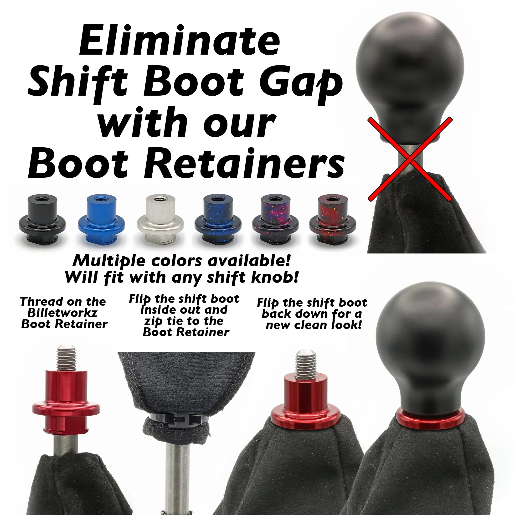 Billetworkz Boot Retainer - Blue