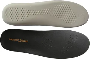 Black Leather Shoe Insoles for Men and Women Working Boots and Running Shoes Thick Foam Leather Inserts for Women Flat Feet Pains Relief and Heel Spurs Anti Skid Shoe Pads for Long Standing Fatigues