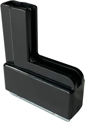 Black Magnetic Boot Sign Holder Gondola Clip, Add Headers & Toppers, 24 Pack