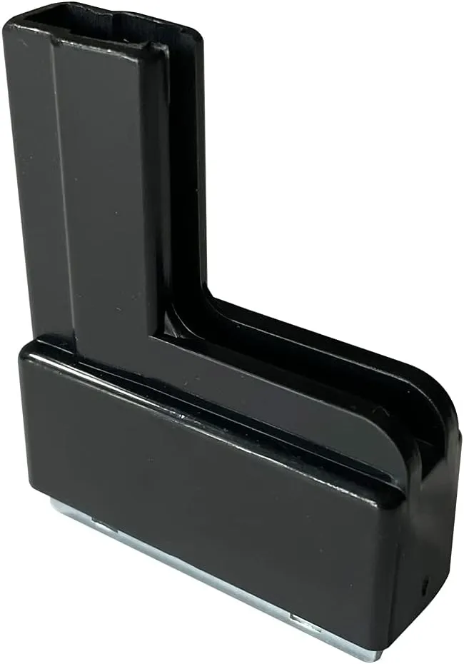 Black Magnetic Boot Sign Holder Gondola Clip, Add Headers & Toppers, 24 Pack