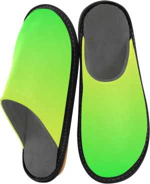 Black Red House Slippers for Women Men Non-Slip Slip On Slippers