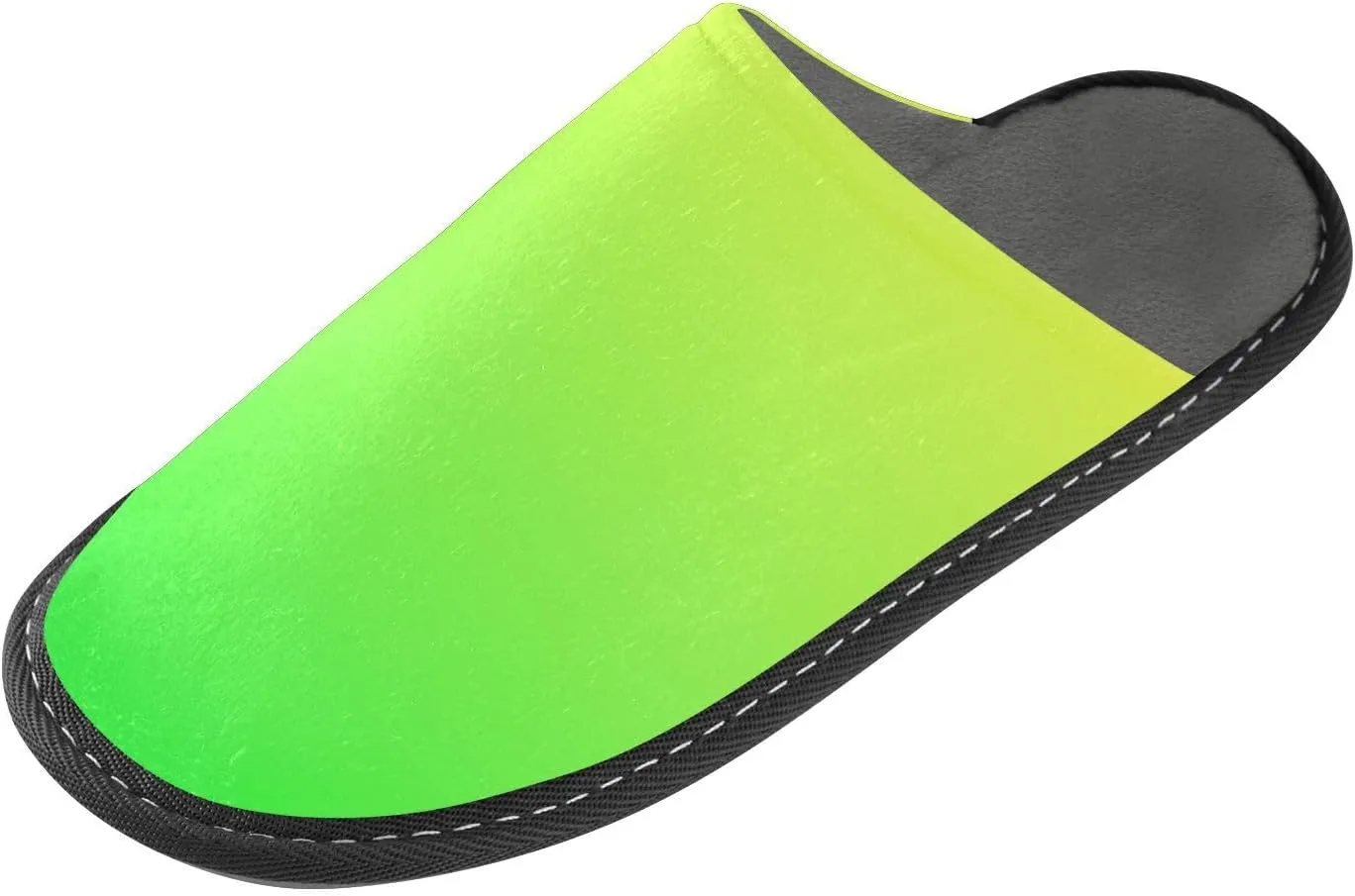 Black Red House Slippers for Women Men Non-Slip Slip On Slippers